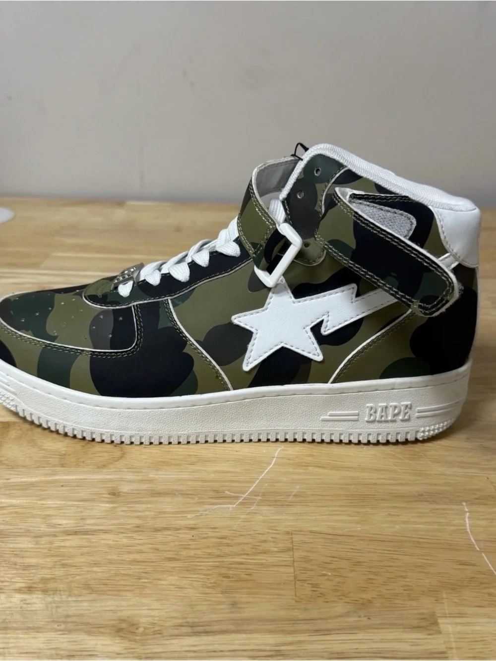 Bape 1st Camo Bapesta Highs Size 10